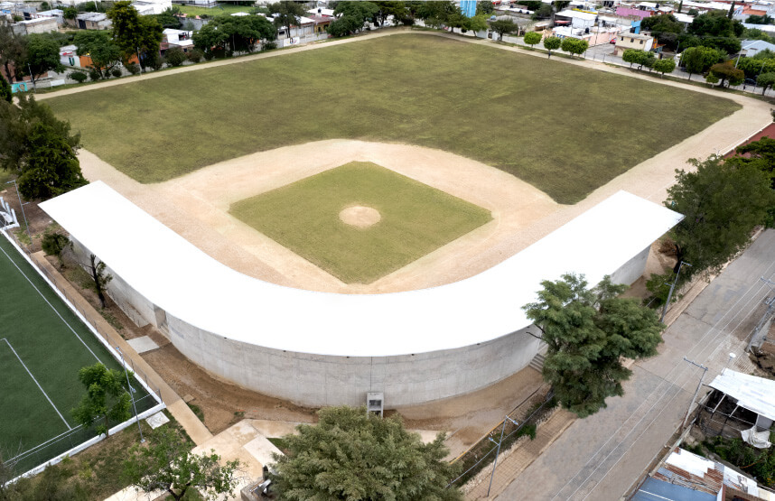 techo bilaminado estadio comitan